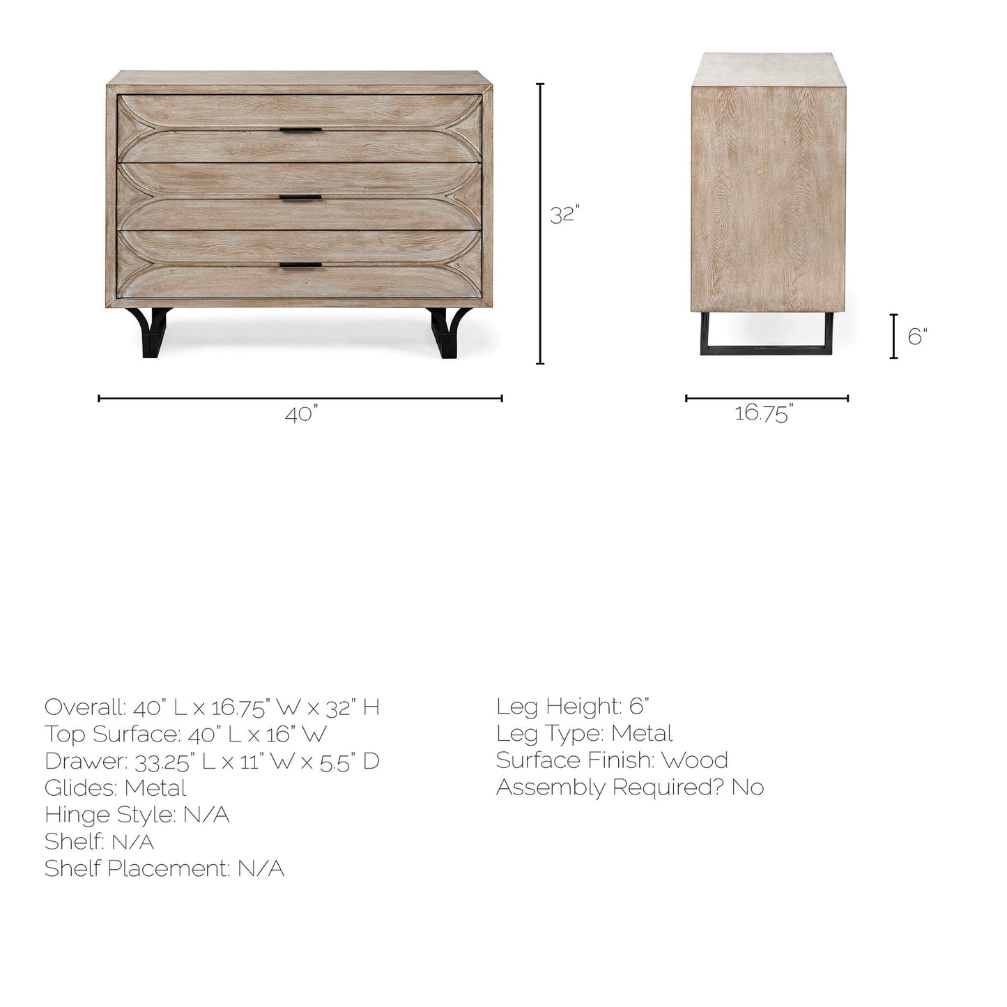 Giselle Wooden Dresser