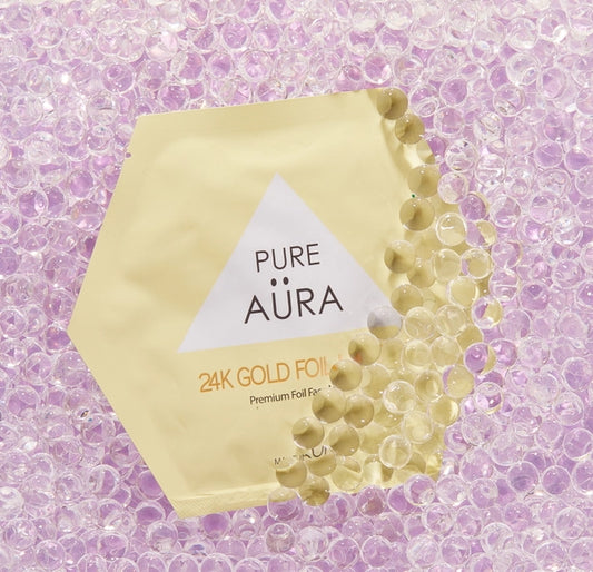 Luxury 24K Gold Metallic Facial Foil Mask