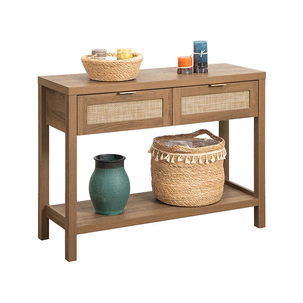 Rattan Console Table