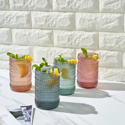 Beaded Highball Glasses