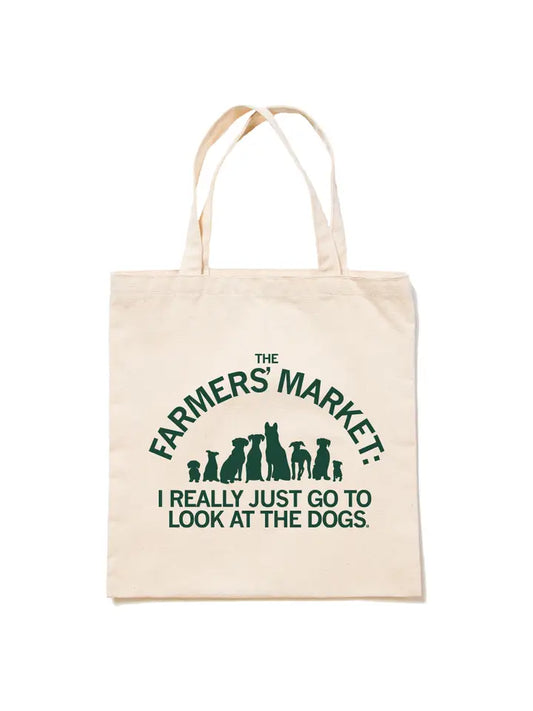 Farmers' Market Dogs Tote Bag