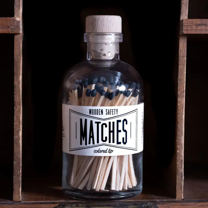 Vintage Apothecary Black Matches