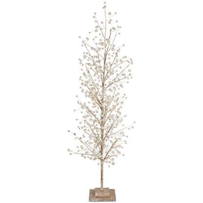 27.5" Glittered Pearl Tree