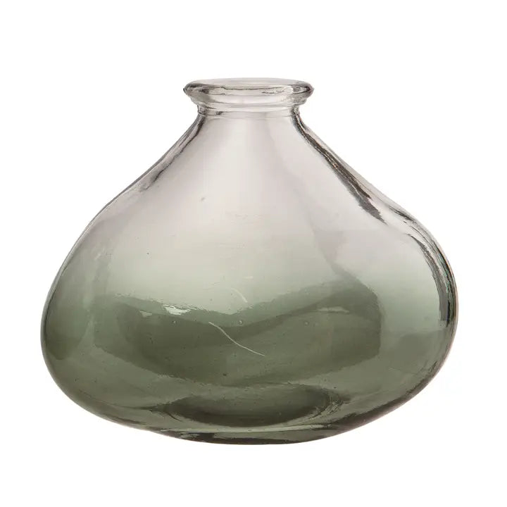 Clear Spring Curved Bud Vase