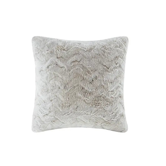 Faux Fur Throw Pillow