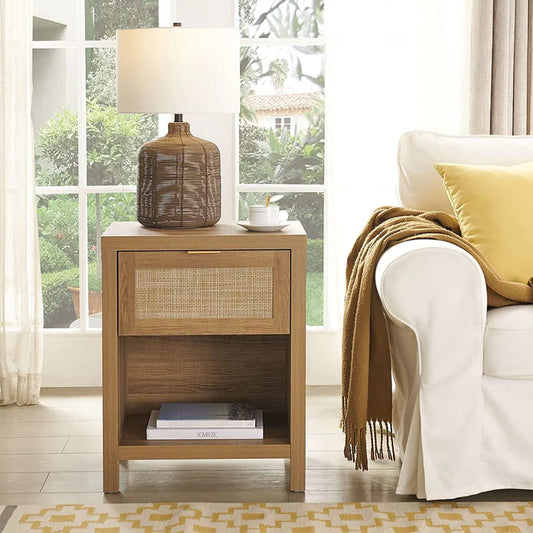 Rattan Nightstand