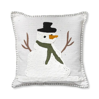 Fresh Balsam Snowman Pillow