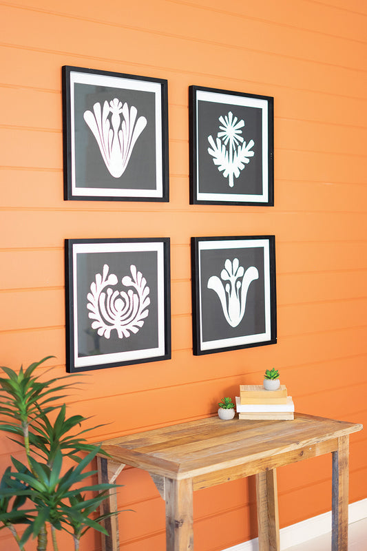 Framed Black & White Graphic Prints