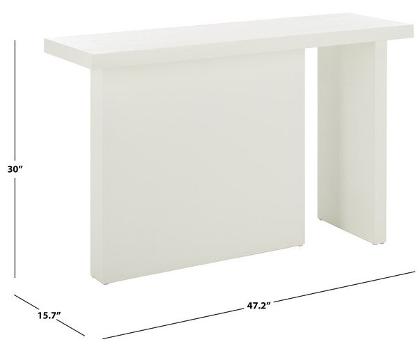 Annie Console Table- White