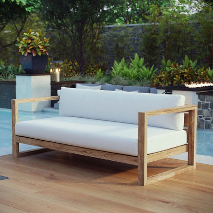 Outdoor Patio Teak Sofa