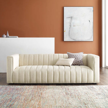 Channel Tufted Upholstered