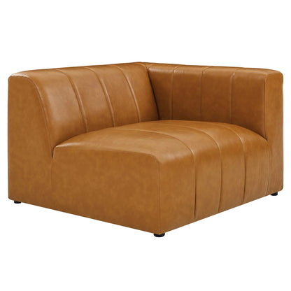 3-Piece Vegan Leather Sectional