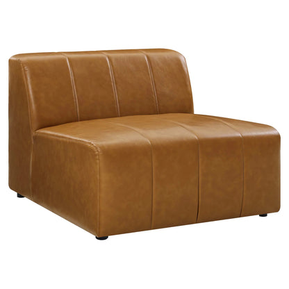 3-Piece Vegan Leather Sectional