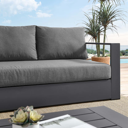 Outdoor Patio Powder-Coated Aluminum Sofa