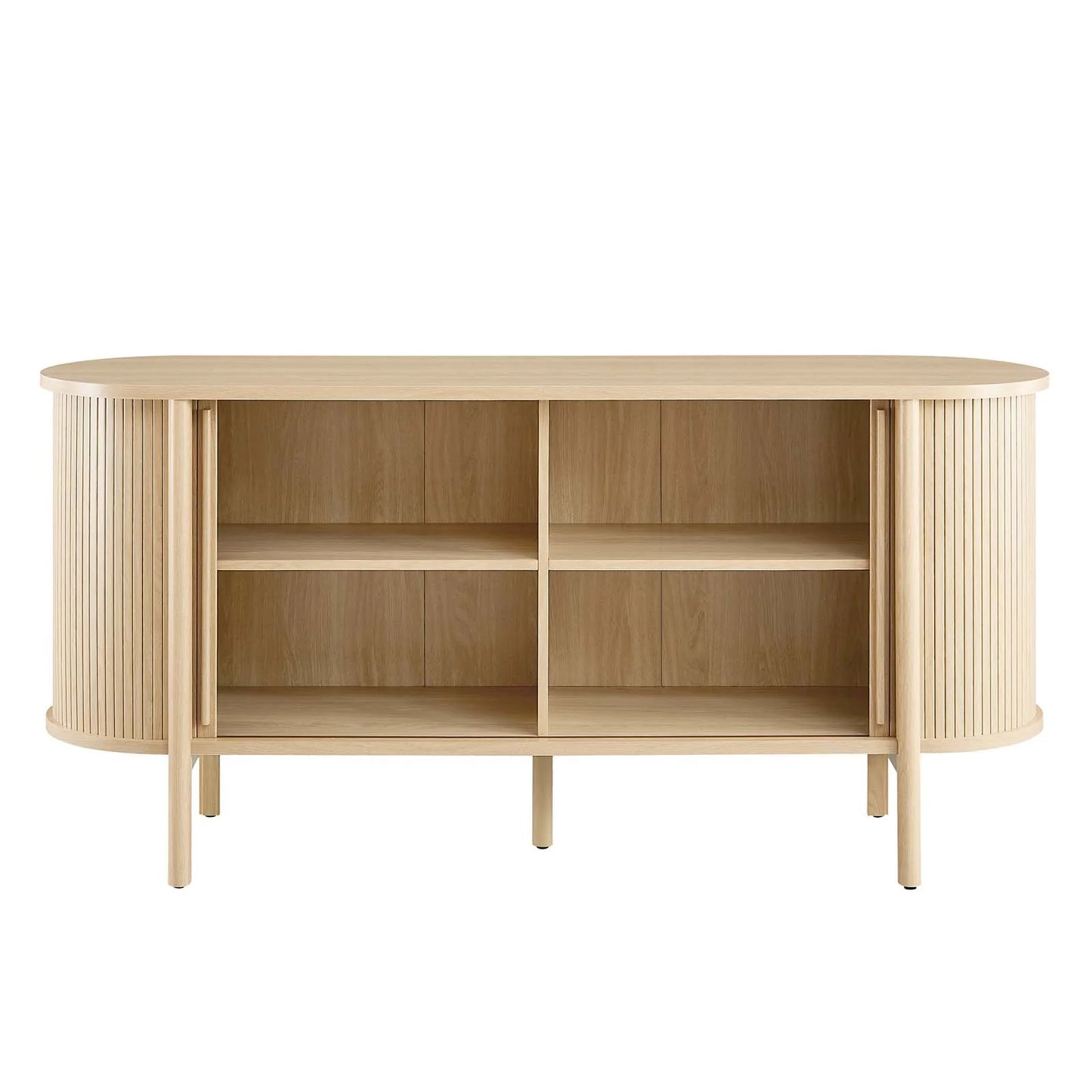 Curved Fluted Sideboard