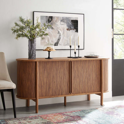 Curved Fluted Sideboard