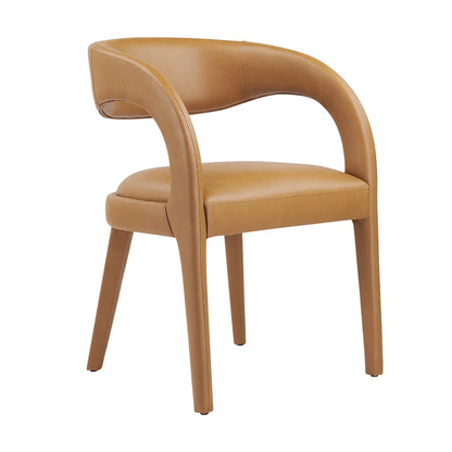 S/2 Vegan Leather Dining Chair