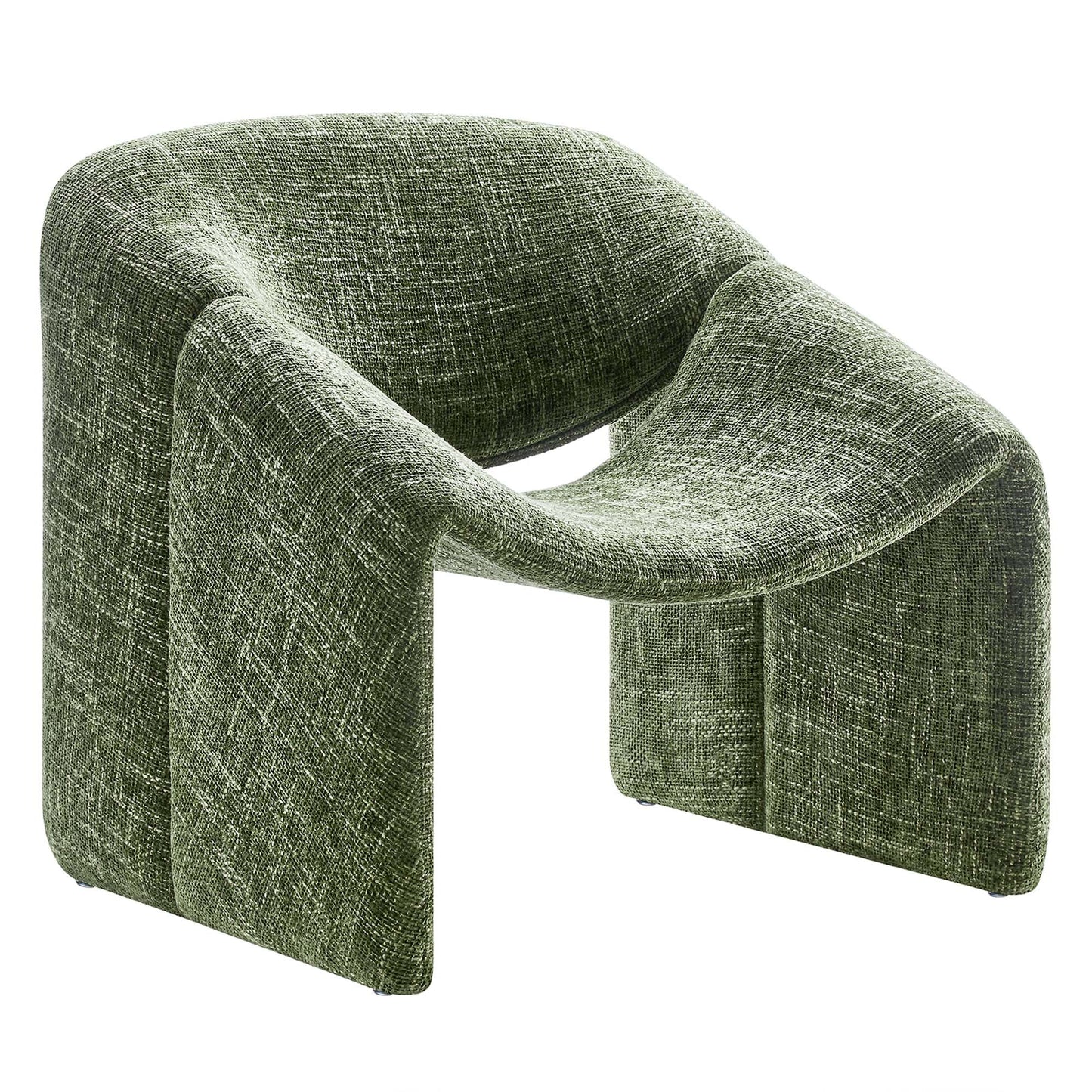 Chenille Upholstered Accent Chair