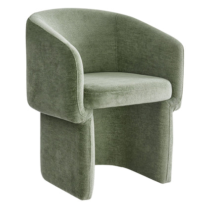 Chenille Dining Armchair