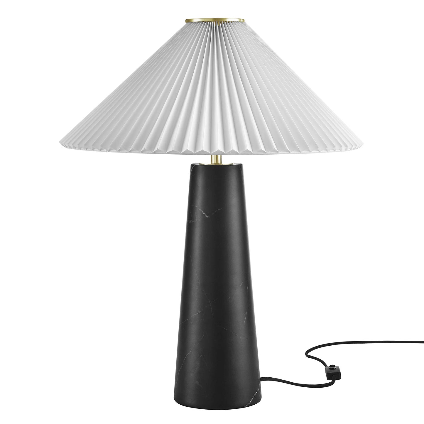 Black Marble Table Lamp