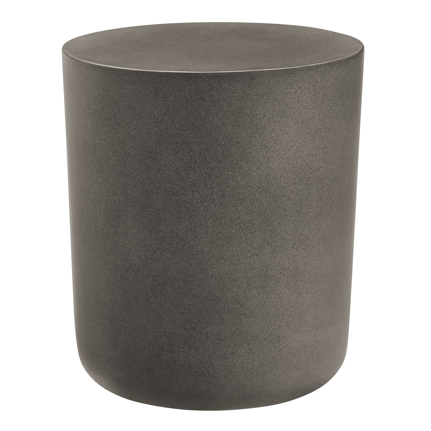 Grey Outdoor Patio Concrete Stool