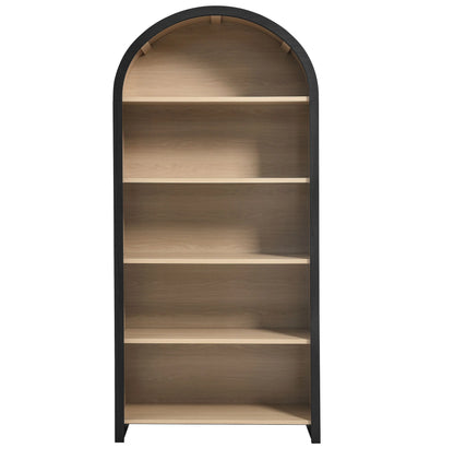 Arched Wide Bookcase Display Cabinet