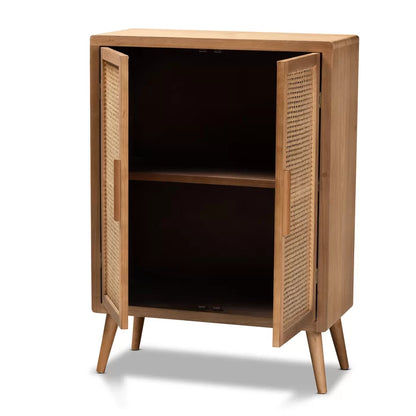 Woven Cane Cabinet