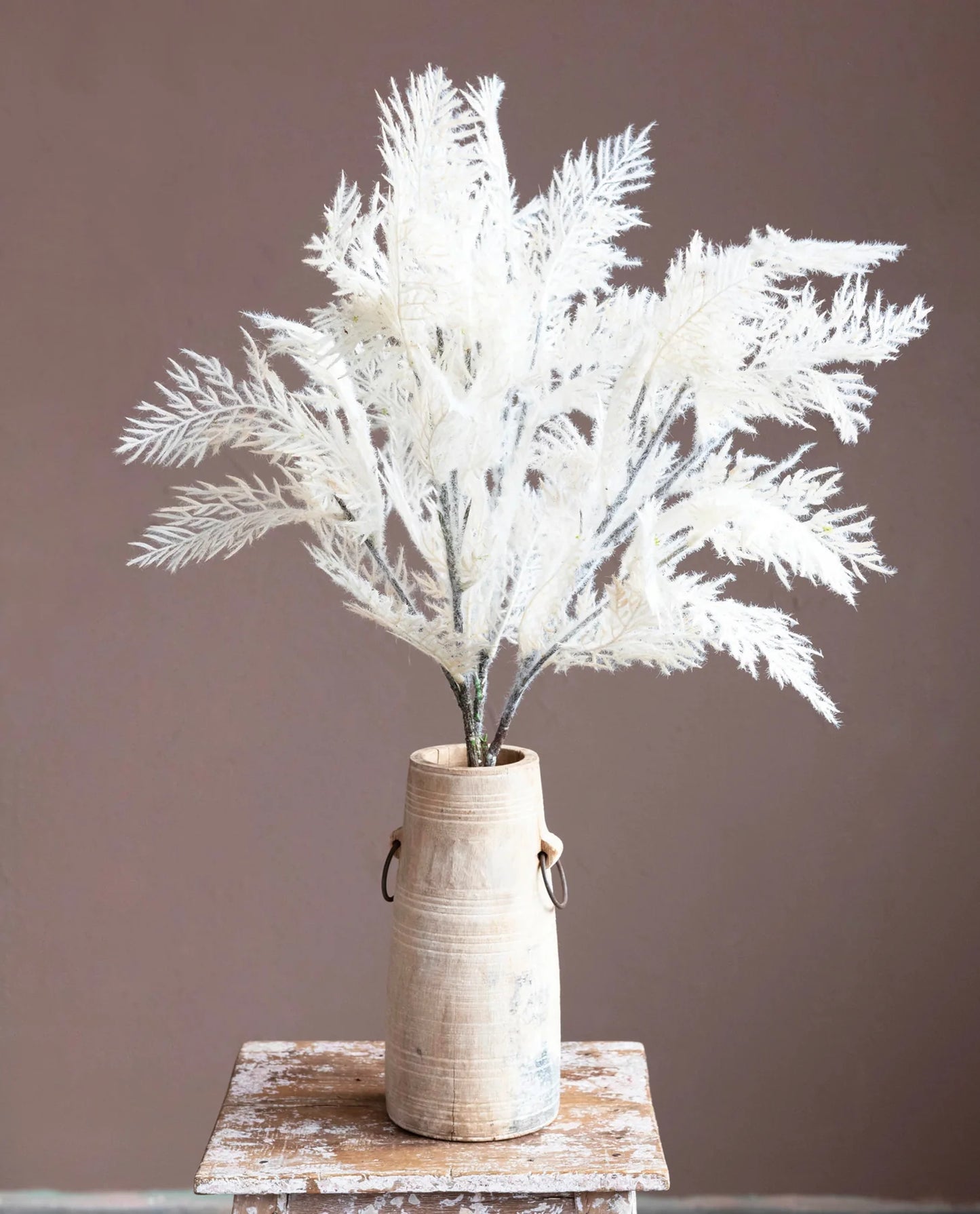 Flocked Faux Reed Plume