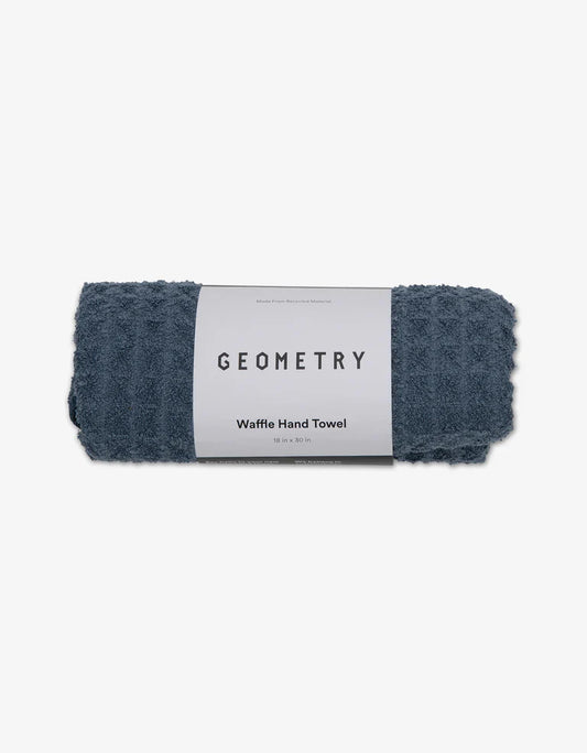 Geometry Waffle Hand Towel