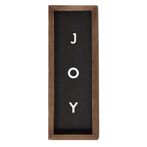 Joy Wood Sign