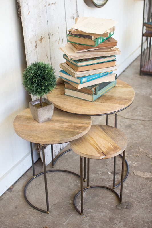 Set of 3 Nesting Accent Tables