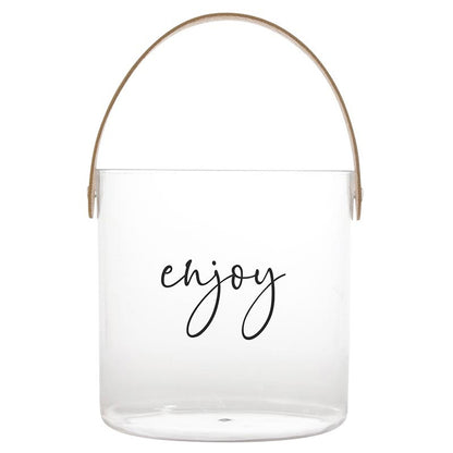 Acrylic Ice Bucket - Enjoy