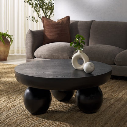 Round Wood Coffee Table