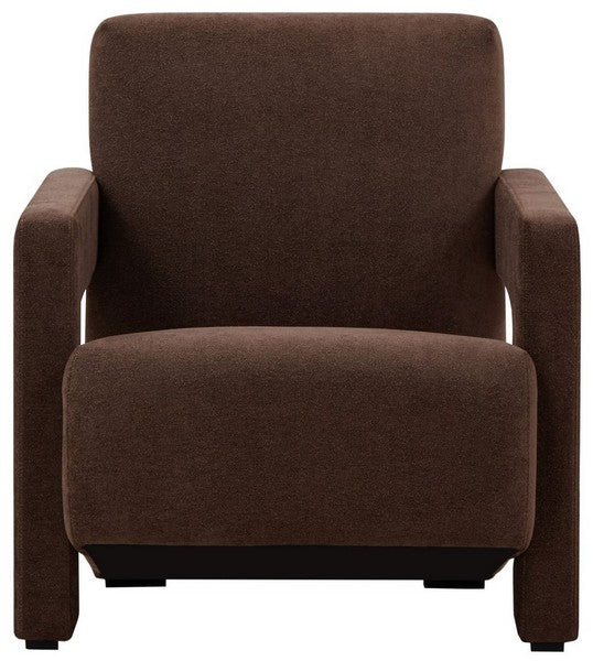 Lounge Chocolate Boucle Accent Chair