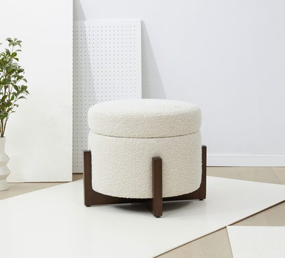 Dan Boucle Storage Ottoman