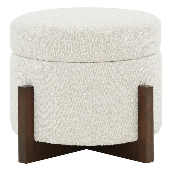 Dan Boucle Storage Ottoman