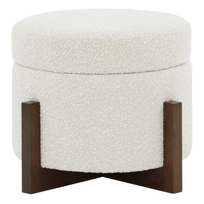 Dan Boucle Storage Ottoman