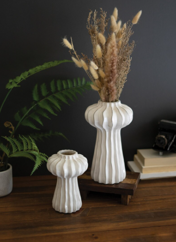 Organic Ruffle Vase