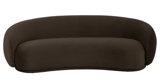 Kendall Chocolate Velvet Sofa