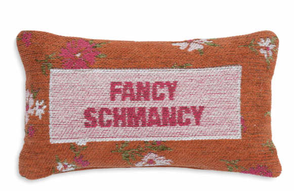 Fancy Schmancy Jacquard Cotton Pillow