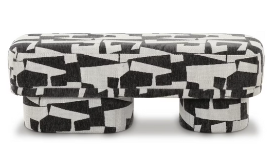 Lenna Jacquard Bench