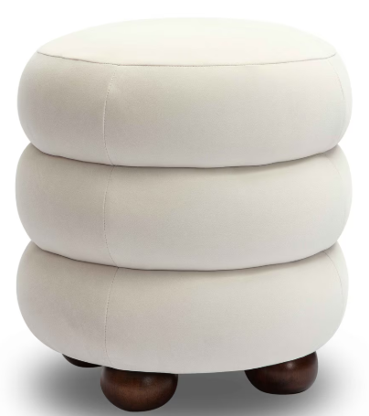 Stef Velvet Ottoman