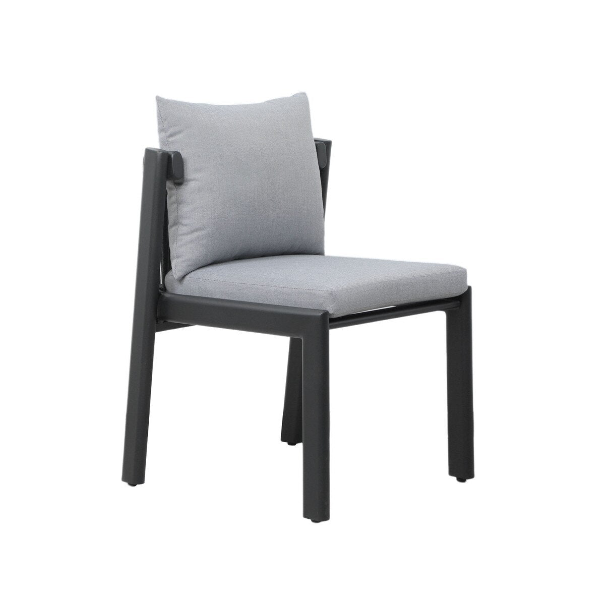 Woven Grey Outdoor Dining Chair