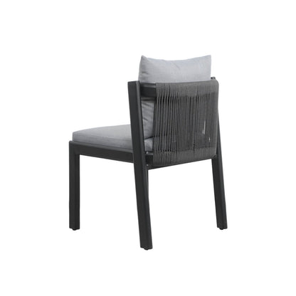 Woven Grey Outdoor Dining Chair