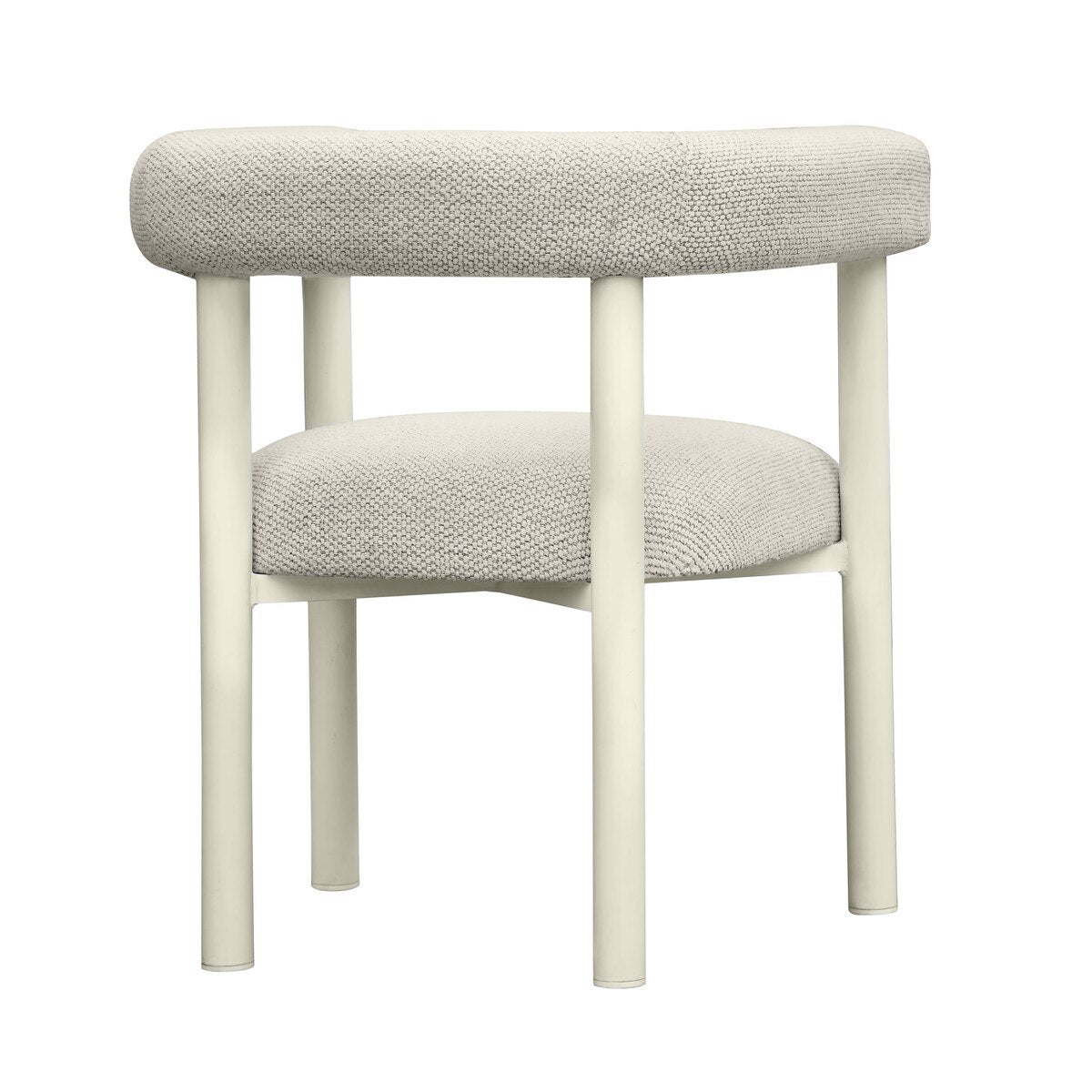 Jack Cream Outdoor Textured Dining Chair