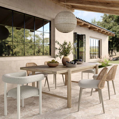 Cream Performance Outdoor Dining Chair