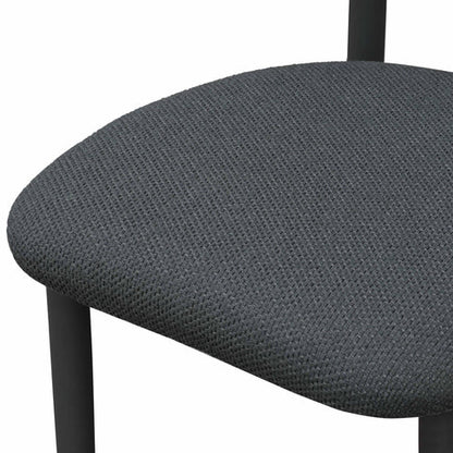 Black Textured Outdoor Dining Side Chair