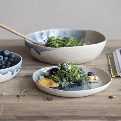 Crackle Glaze Serving Bowl