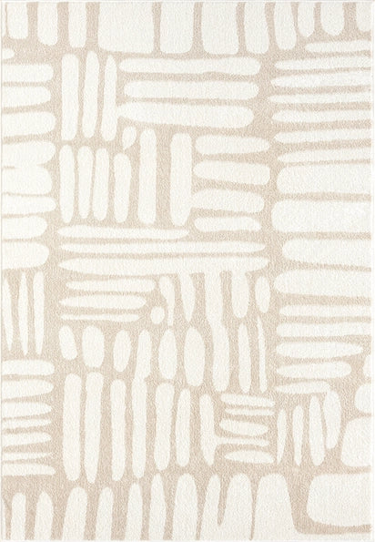 Modern Lines Beige Rug