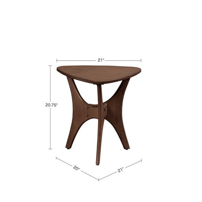 Blaze Triangle End Table